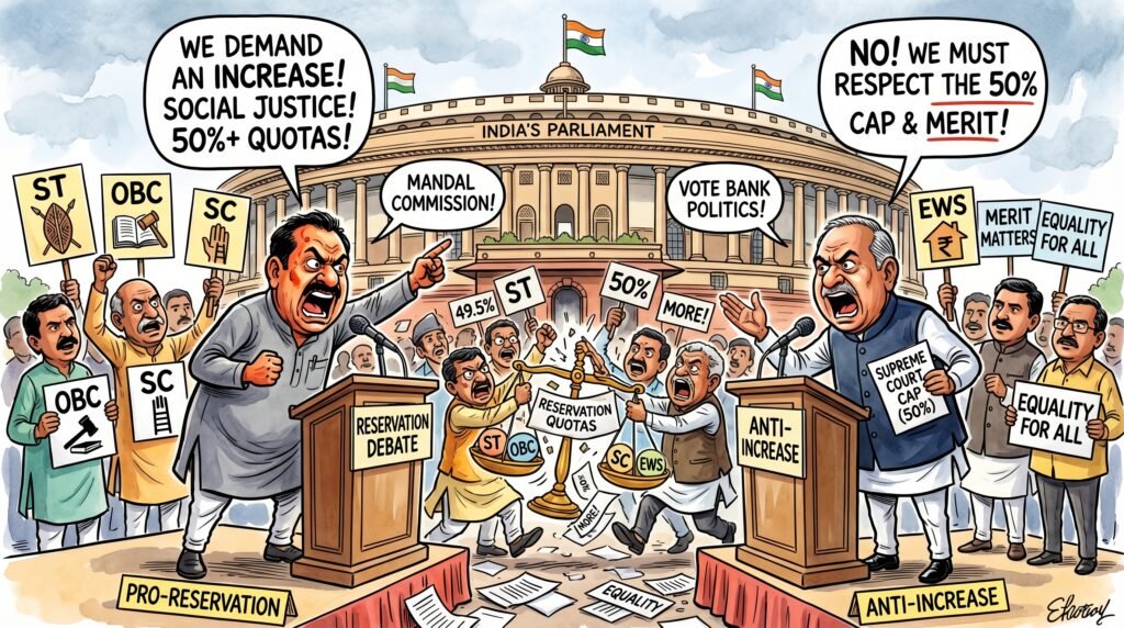 छत्तीसगढ़ में आरक्षण का सियासी महासंग्राम: 76% कोटा और ‘डबल इंजन’ सरकार की चुनौती
