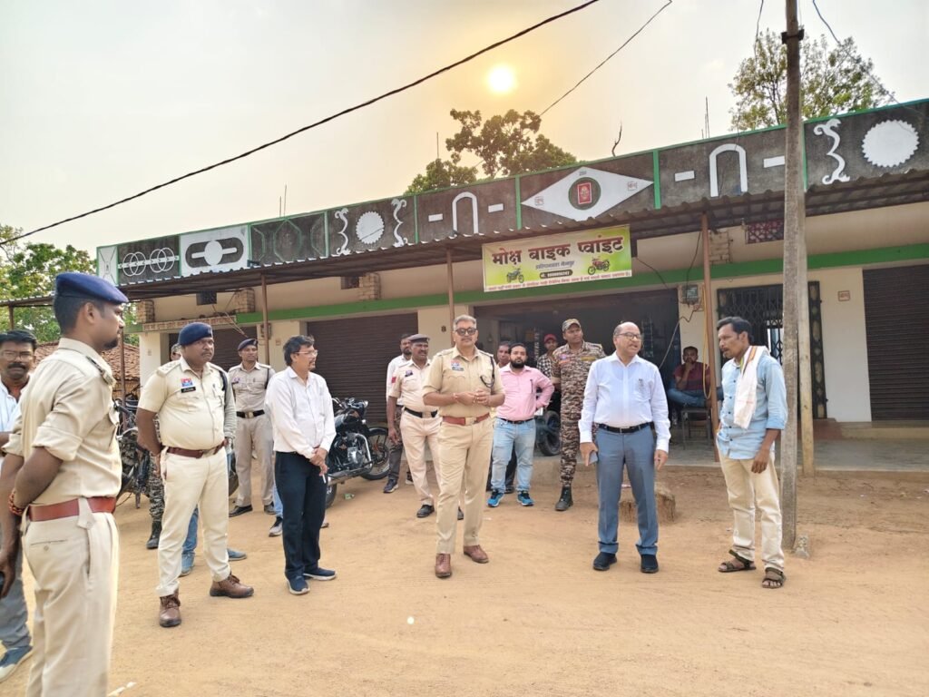 कलेक्टर BS उइके एवं SP देवव्रत सिरमौर के मार्गदर्शन में NH-130C पर बनेगा नया पुलिस जांच नाका